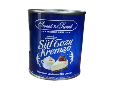 SWEET&SWEET YOĞUNLAŞTIRILMIŞ ŞEKERLİ SÜT TOZU KREMASI 370 G.