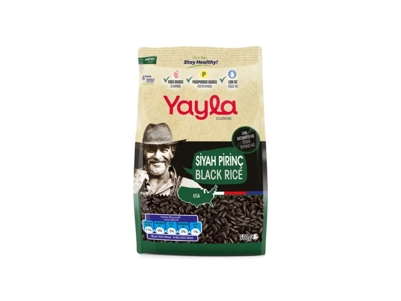 YAYLA GURME SİYAH PİRİNÇ 500 GR